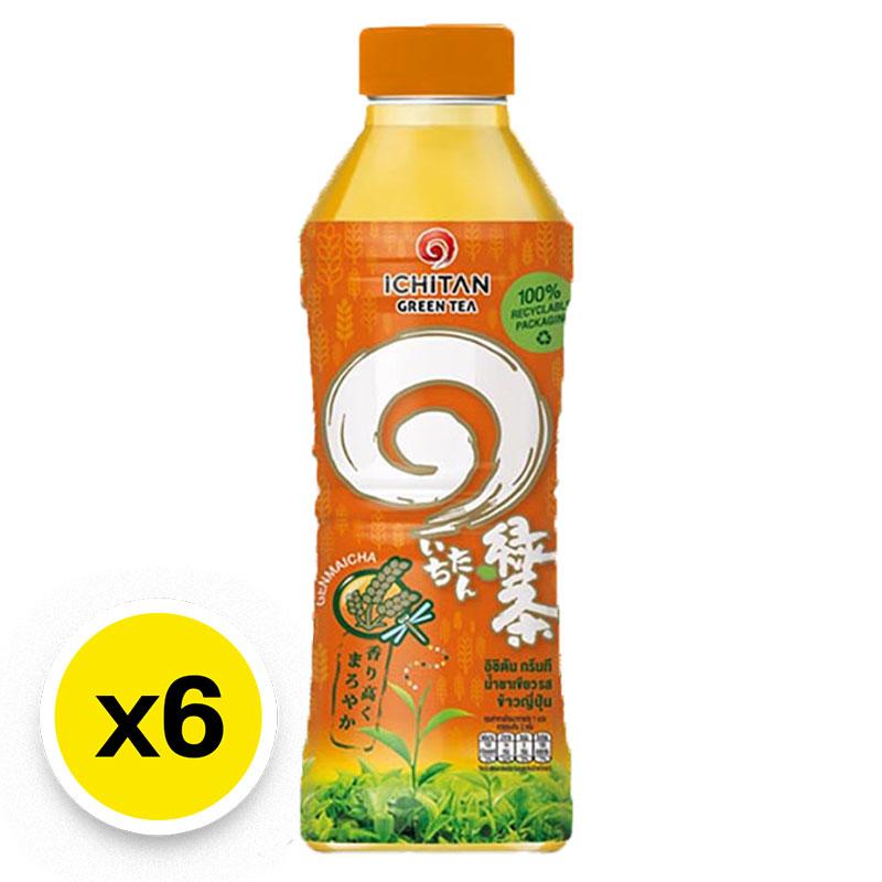 อิชิตัน ชาเขียวพร้อมดื่ม รสข้าวญี่ปุ่น 500 มล. x 6