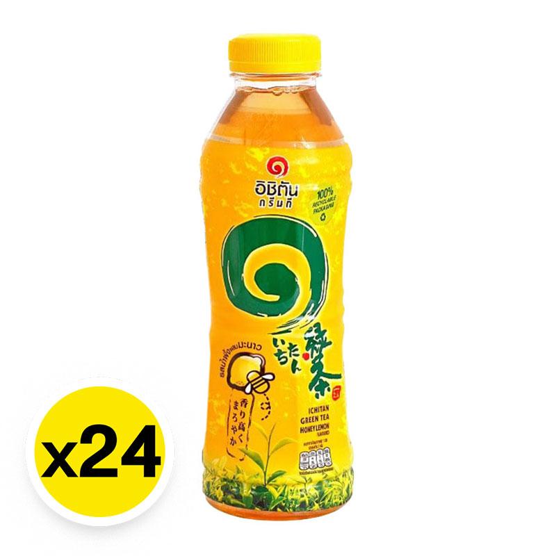 อิชิตัน ชาเขียวพร้อมดื่ม รสน้ําผึ้งผสมมะนาว 500 มล. x 24