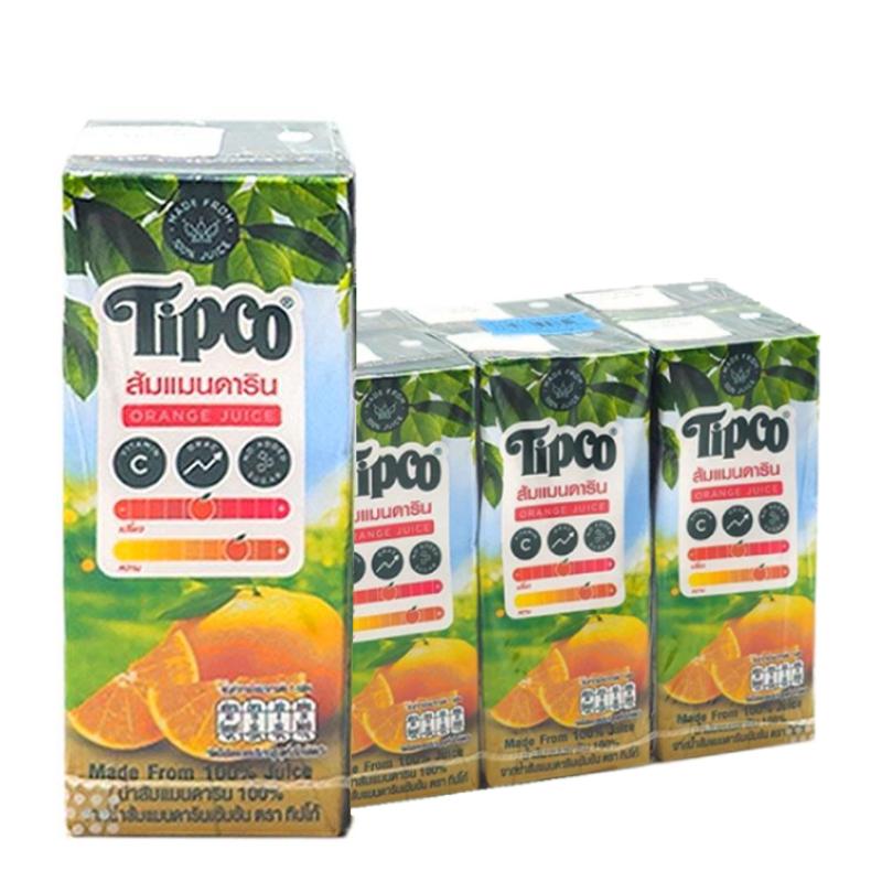 ทิปโก้ น้ำส้มแมนดาริน 100% 200 มล. x 6