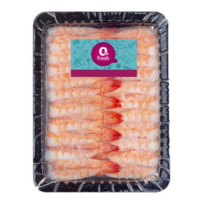 คิวเฟรช กุ้งซูชิแช่แข็ง 500 ก. (20 ชิ้น/แพ็ค)