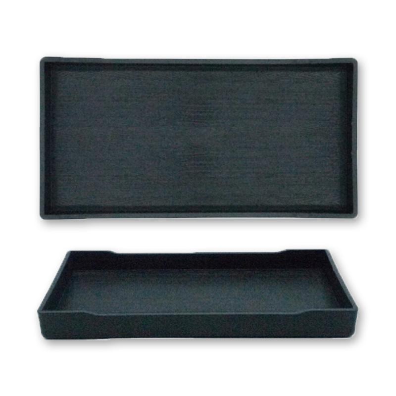 U.S. BUSINESS Plastic Square Tray 21x11 cm