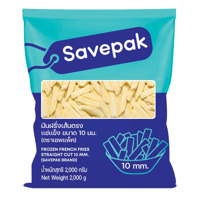 SAVEPAK French Fries Size 10 mm Straight 2 kg