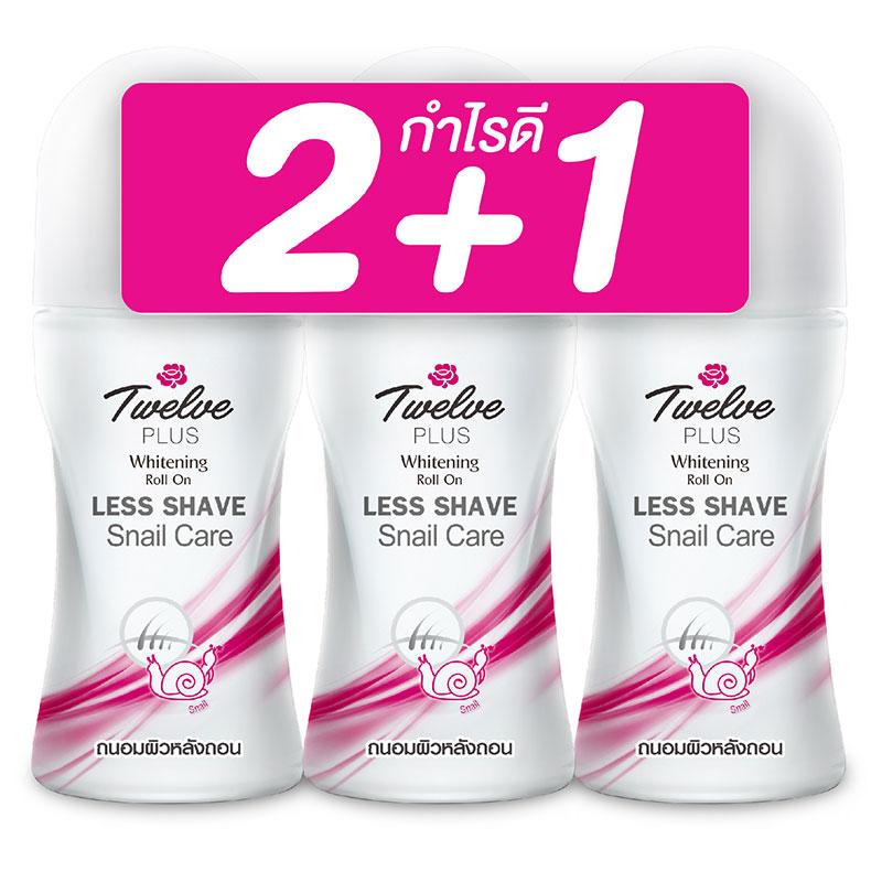 TWELVE PLUS Snail Roll On 20 ml x 2+1