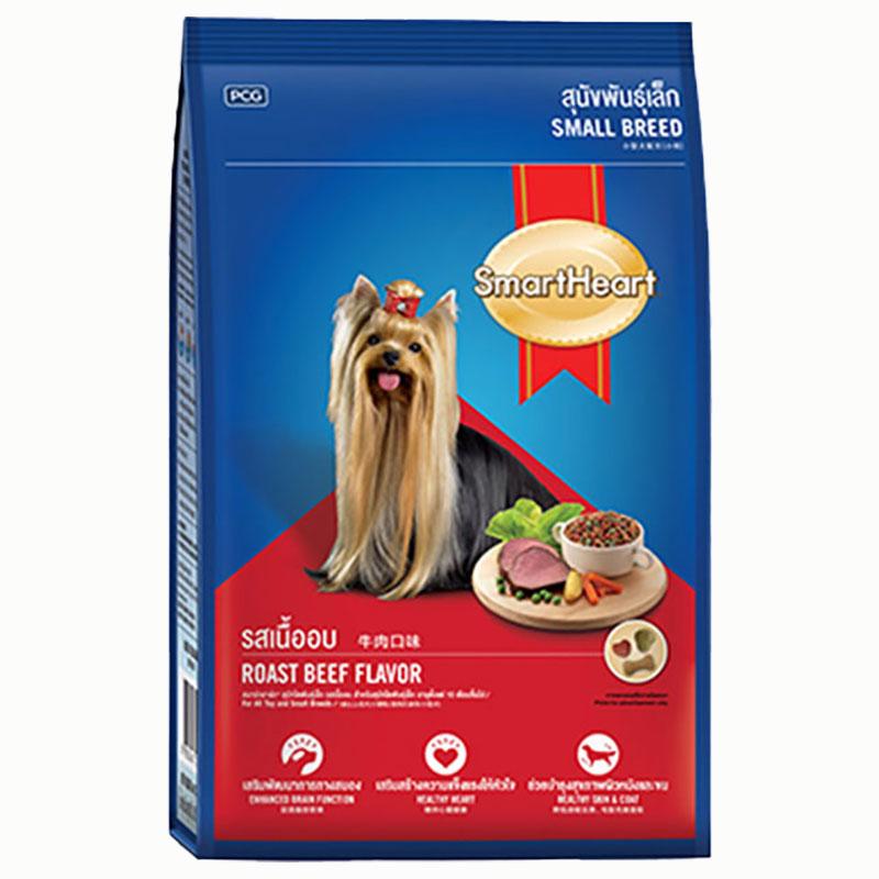สมาร์ทฮาร์ท อาหารสุนัขพันธุ์เล็ก รสเนื้ออบ 2.7 กก.