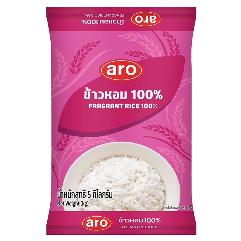 เอโร่ ข้าวหอม 100% 5 กก.