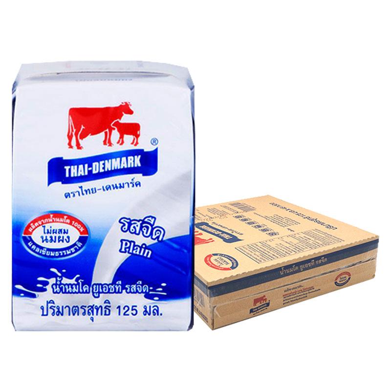 THAI-DENMARK UHT Milk Plain 125 ml x 48