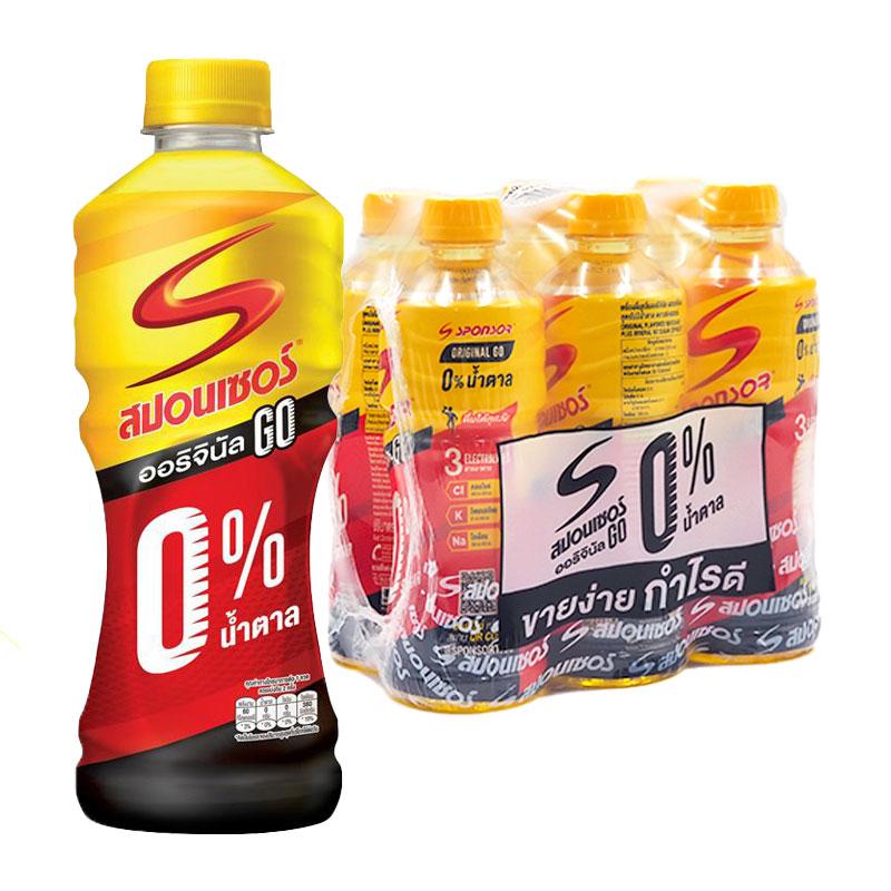 SPONSOR Go Energy Drink Original No Sugar 420 ml x 6