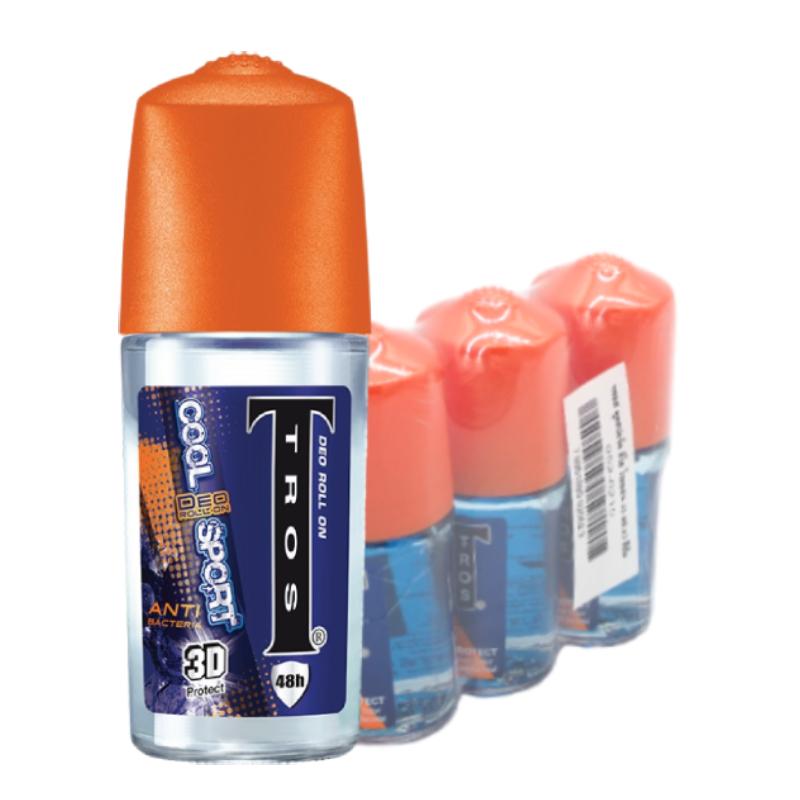 TROS Roll On Cool Sport Orange 25 ml x 3