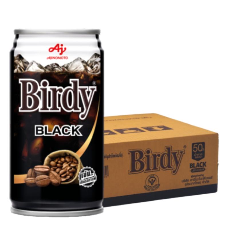 BIRDY Coffee Black Low Sugar 180 ml x 30