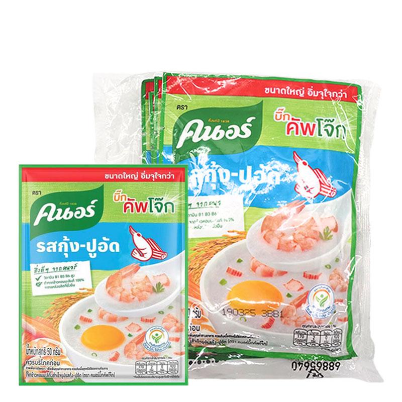 คนอร์ โจ๊กซองจัมโบ้ กุ้ง/ปูอัด 50 ก. x 4