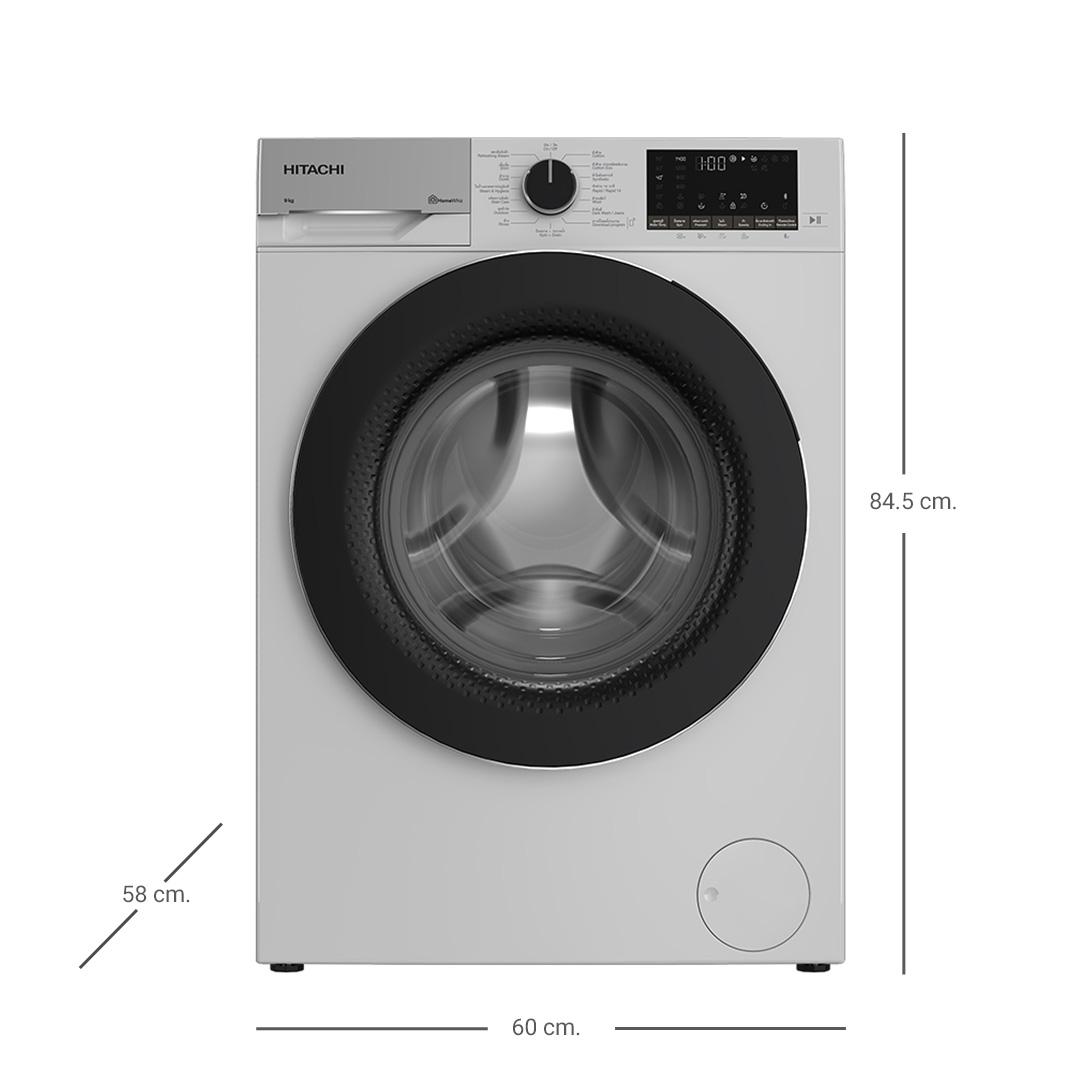 เครื่องซักผ้าฝาหน้า ฮิตาชิ Hitachi Front Loading - Washer รุ่นBD-90YFVE 9กก.