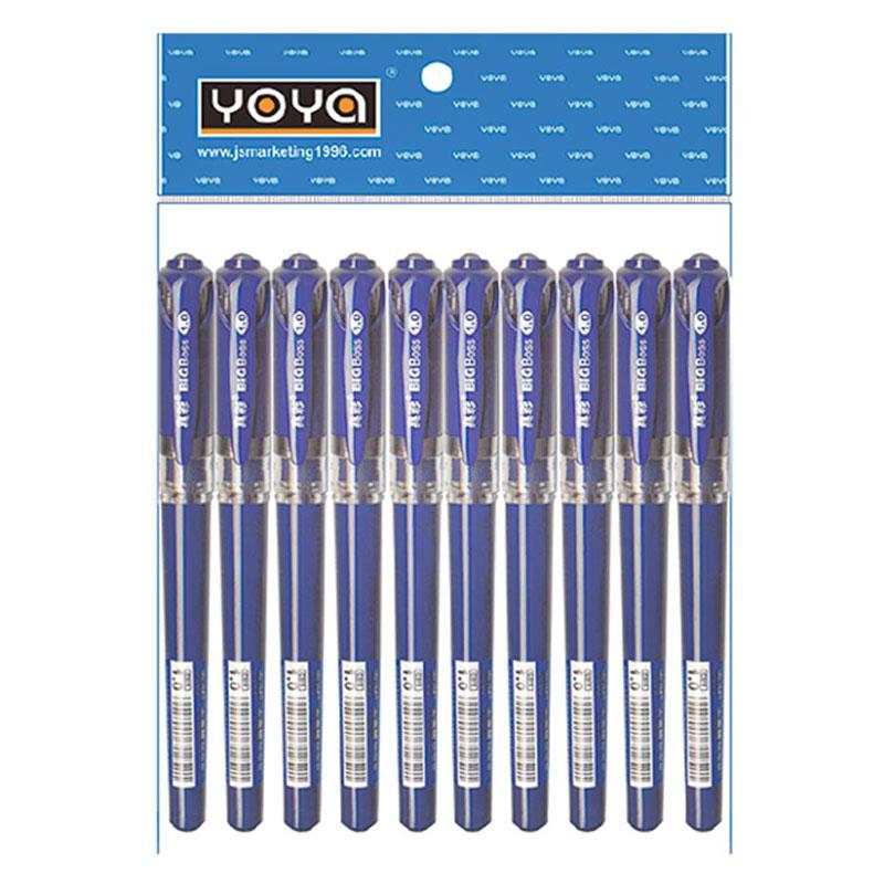 โยย่า ปากกาเจล 1.0 มม. รุ่น C511 หมึกสีน้ำเงิน 10 ด้าม