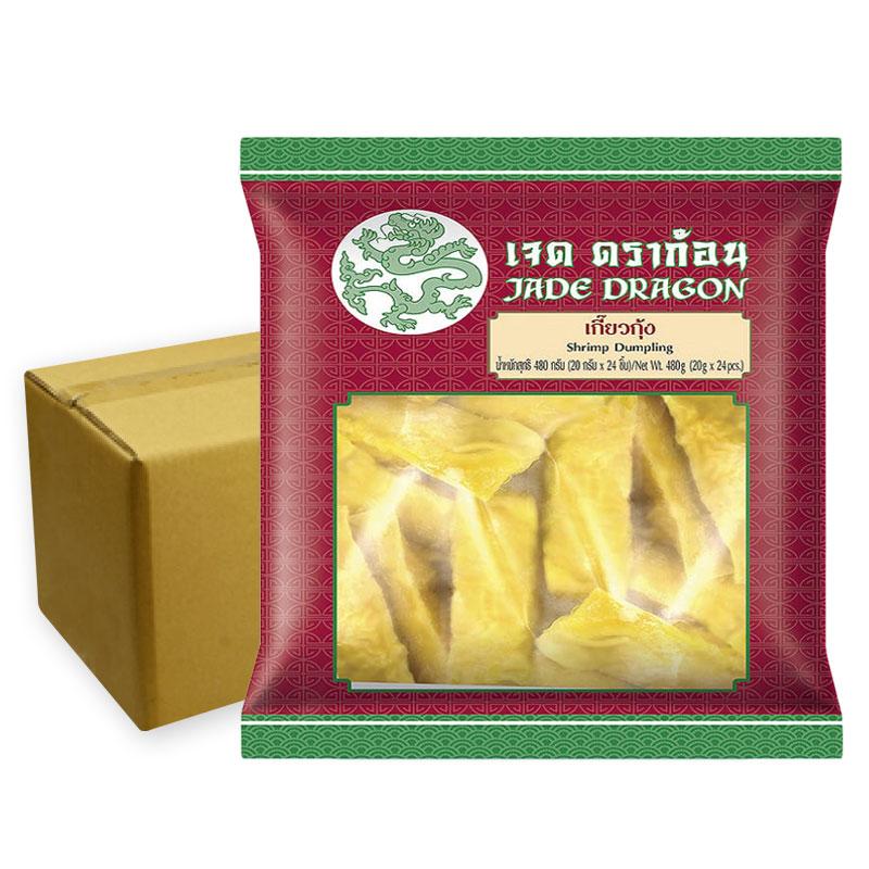 JADE DRAGON Frozen Shrimp Wonton 1 carton (480 g 24 pcs) x 8