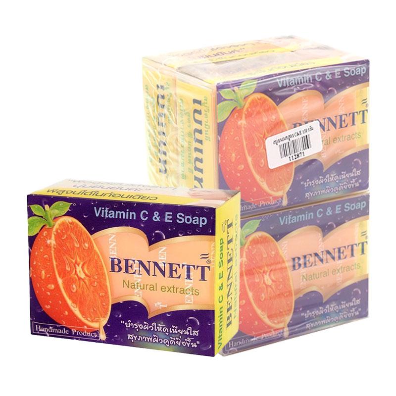 BENNETT Vitamin C and Vitamin E Bar Soap 130 g x 4