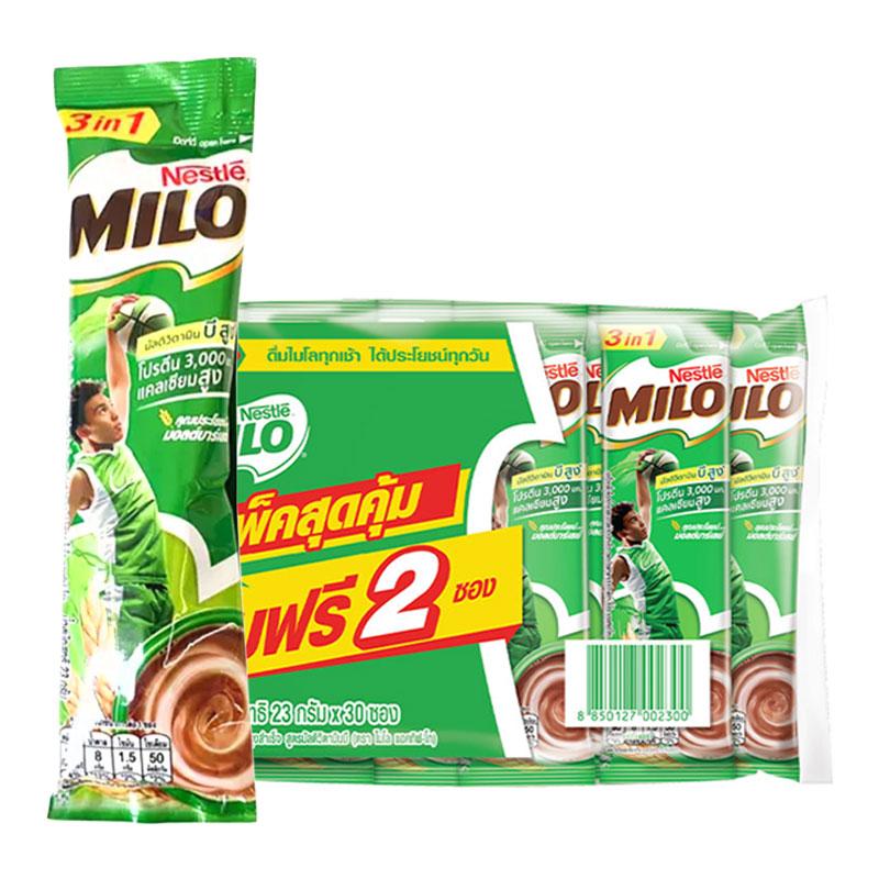 MILO Active Go Chocolate Malt 3in1 23 g 30 sachets