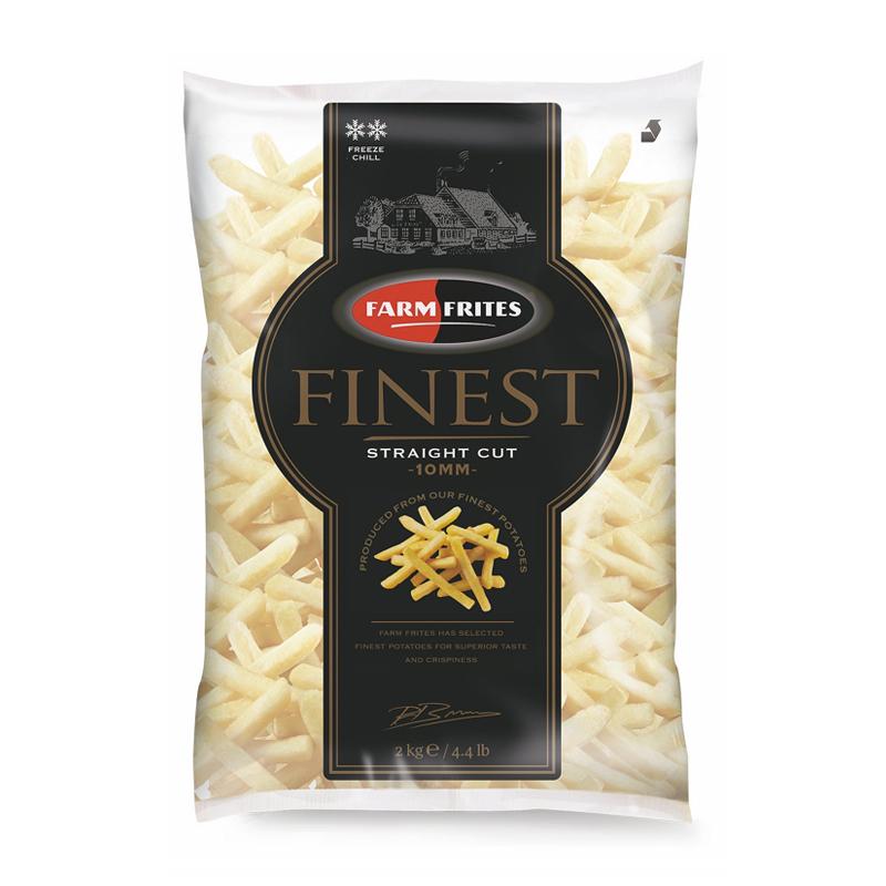 FARM FRITES Frozen French Fries Straight Cut 10 mm 2 kg