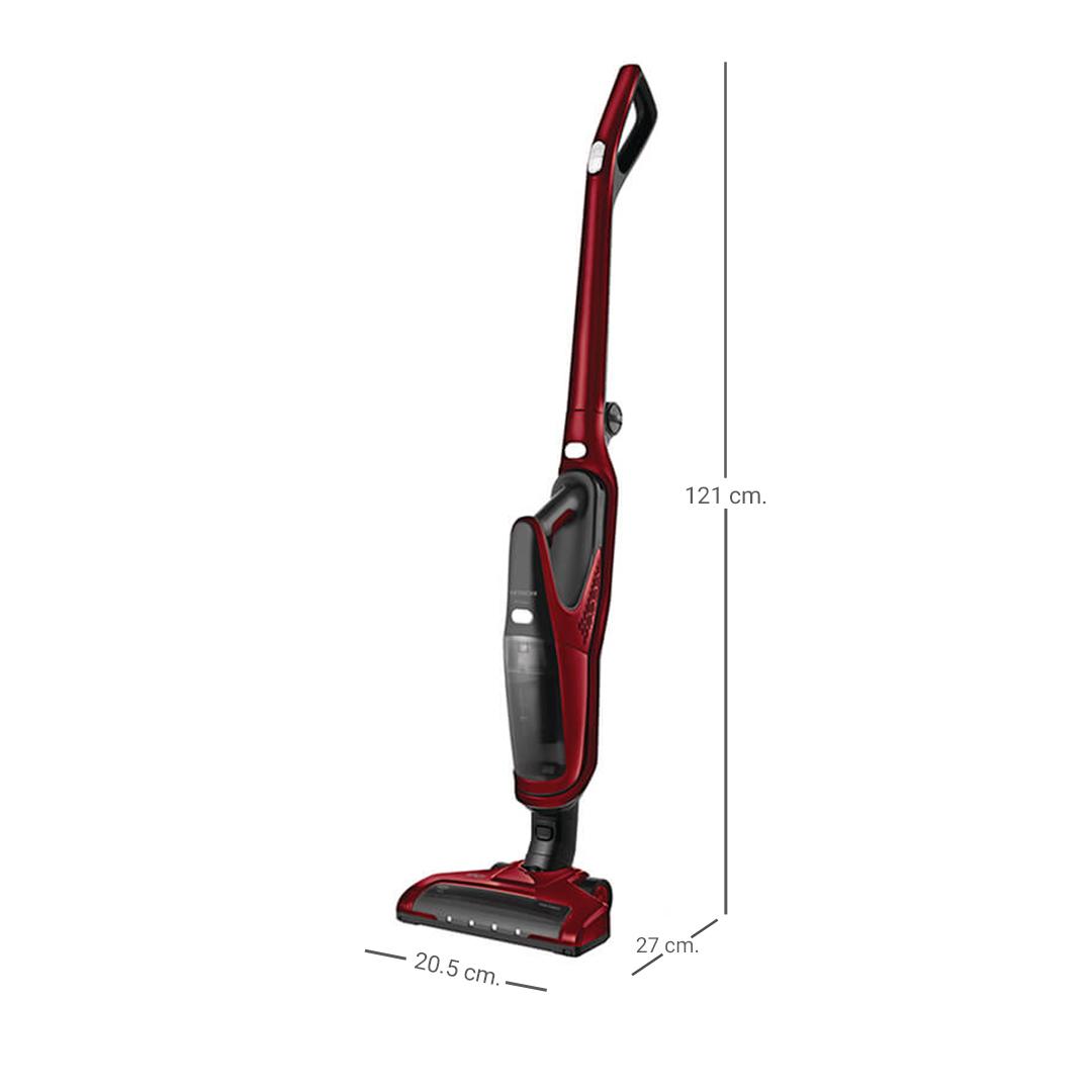 HITACHI Handstick Cordless Stick Vacuum Cleaner 21.6 V Model PV-X85M Deep Red
