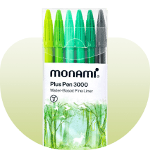 Monami Cate Icon 3 Water Based Pens